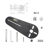 Wood Router Milling Slotting Circle Groove Circle Cutting Jig for Makita Electric Hand Trimmers Woodworking Work Bench