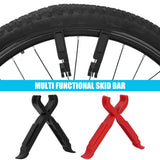 1 Pair 2 in 1 Multi-functional Bicycle Tire Lever Portable Road Bike Master Link Chain Breaker Cutter Pry Bar Repairing Tools