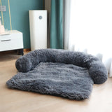 Pet Sofa Dog Bed Calming Bed Washable For Large Dogs Pad Blanket Winter Warm Cat Bed Mat Couches Car Floor Protector accessories