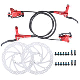 MEROCA Bike Oil Disc Brake MTB Hydraulic Disc Brake Kit Front Rear Bicycle Brake Calipers Clamps with 160mm Rotors for MTB Bike