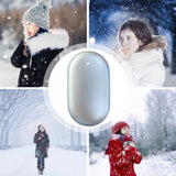 Winter Mini Hand Warmer Heating Pad Mobile Power USB Rechargeable Handheld Warmer Heater Pocket Cartoon Electric Heater Warmer