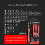 138/115/110/25 In 1 Multifunctional Screwdrivers Precision Screwdriver Set Phone Repair Kit Magnetic Screw Driver Hand Tool Set
