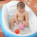 Portable Baby Bathtub Inflatable Outdoor Swimming Pool Bottom Cushion Keep Warm Folding Baby Bathroom Supplies Accessories