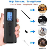 150 PSI Tire Inflator Portable Air Compressor, Digital Display Air Pump with LED Light for Car Bike Motorcycle Balls