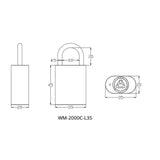 Electronic Lock With Unlock Records, Smart Lock Without Power, Padlock For Warehouse, Passive Electronic Smart Lock
