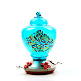 Outdoor Hummingbird Food Feeders Hand Blown Glass Drinker Hummingbird Feeder Leak-Proof Easy to Clean Parrot accessories