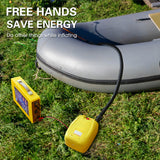 Portable DC12V Air Pump with Nozzles Storage Bag Pvc Boat Pump Support Inflation and Deflation Inflatable Kayak Accessories