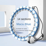 24 Adjustable Body Abdomen Waist Smart Sports Circle Hulla Hop Abdomen Fitness Massage Sports Hoop Weight Hoop Home Fitness