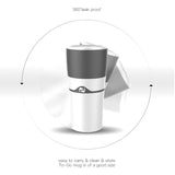 Portable Cold Brew Pour Over Drip Coffee Maker K-Cup Single Serve Mug Dropshipping