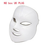 7 Colors LED Facial Mask Photon Therapy Facial Massager Women Skin Care Tools Wrinkle Removal Anti Aging Cleaning Beauty Machine