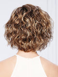 Women's short hair fluffy twist wig head cover chemical fiber wig