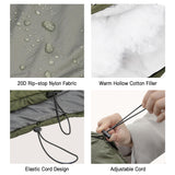 Multifunctional Hammock Underquilt Winter Warm Hammock Under Blanket Poncho for Outdoor Camping Traveling Swing With Bag
