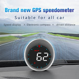 Car Head Up Display GPS HUD Digital Gauges KM/h MPH Overspeed Alarm Speedometer Smart Gadgets Auto Electronics Accessories