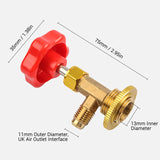 Piercing Valve  AC Charge Valve Air Conditioner Refrigerator Open Valve for R12/ R22/ R410/ R600a/R134A 11mm Outer Diameter
