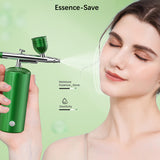 145KPA Oxygen Injector Mini Air Compressor Kit Face Care Spray Gun Airbrush For Nail Art Tattoo Craft Cake Nano Fog Mist Sprayer