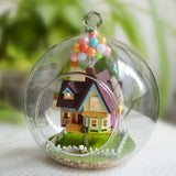 CUTEBEE Doll House Miniature DIY Dollhouse With Furnitures Wooden House For Children Birthday Gift Mood for Love Toys   B015