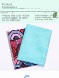 185*63cm Double Layer Non-Slip Fitness Mat Digital Portable Printing Protection Yoga Exercise Pad with Position Line Gymnastics