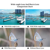 2022. 12 In 1 Mobile Phone Lens Filter Set 0.45x Wide-angle 15x Macro 37mm Starlight Dimming Cpl Gradient Filter