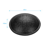 10 Inches Steel Tongue Drum 8 Notes Handpan Drum Travel Drum Percussion Instrument with Mallets Carry Bag for Meditation Yoga