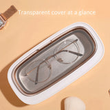 HAEGER-Ultrasonic Cleaner Household Glasses Jewelry Denture Portable US Plug