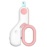 New Professional Pet Nail Clipper Scissors Dog Cat Nail Toe Clippers With LED Light Mini Claw Trimmer for Animals Grooming Tool