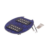 Prewired-Loaded 5-Strings Guitar Humbucker Pickup Pickguard