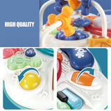 Baby Musical Activities Table Game Activity Center 1 2 3 Years Old Activity Table Bilingual Game Multifunctional Music Toy Table