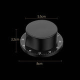 Stainless Steel Kitchen Timer Reminder Mechanism Water Resistance Scale Merchanism Manual Setting for Cooking Baking Gym Working