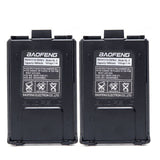 2Pcs Original BAOFENG UV-5R BL-5 1800mAh Li-ion Battery For Baofeng Walkie Talkie UV-5R UV-5RE Series Two Way Radio (Black/Camo)