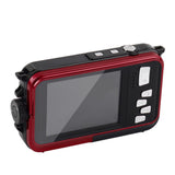 24MP Waterproof Digital Camera 2.7 Inch Capacitive Screens 1.8 Inch 1080P CMOS 16x Digital Zoom Camera Camcorder