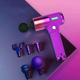Fascial Massage Gun Relaxing Exercising Muscle Electric Massage Gun Portable Massager  for Neck Back Vibrator Slimming Shaping