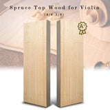 Wooden Violin Panels Replaces for Electric Guitar 4/4-1/8 Violin Accessory Musical Instruments DIY Project Parts