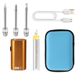 Household Mini Portable 5V USB Rechargeable Soldering Iron 40W High Power Multifunction Electric Welding Machine