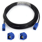 Superbat Car Multi-band Combined Antenna DAB+GPS+FM Radio Amplified Shark Fin Roof Mount Fakra 5M Cable for Alpine Ezi-DAB