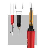 DSPIAE PT-TH Push Knife Handle DIY XPB-0.1mm~1.5mm Drill Bits Model Engraving Tool for Assembly Model Building Tools