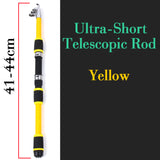 JOSBY Telescopic Fishing Rod Feeder Hard FRP Carbon Fiber Portable Carp Spinning Pole Travel Sea Boat Pesca