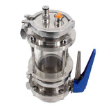 Oxygen Free Tri Clamp Dry Hopper Pro 3"TC Homebrew Fermenter Parts Fermenting under Pressure