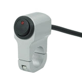 12V 25mm Motorcycle Handlebar Headlight Switch Motorbike Modification Button with Indicator Light Tricycle ATV Snow Scooter