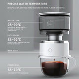 Portable One-Touch Pour Over Drip Coffee Maker Pour Over Drip Coffee Brewer With Stainless Steel Filter