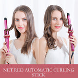 Spiral Curling Wand Rotating Hair Curler Automatic Hair Curling Iron Hair Waver Roller Ceramic Fast Heating Hair Crimper Newest