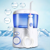 Family Water Flosser  Oral Irrigator Teeth Cleaner 600ML Big Water Tank With 9 Multifunctional Tips