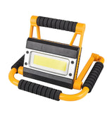 Powerful LED Work Light Searchlight Rechargeable Spotlight Flashlight Floodlight Waterproof Work Lights Foldable Emergency Light