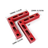 Woodworking Corner Square, Right Angle Clamp,90 Degree L-shaped Auxiliary Fixture for Picture Frame Box Drawer