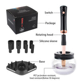 Electric Makeup brush cleaner Beauty eyelash Quick drying Device Glue awakener makeup brush cleaning