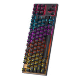 87 Keys Gaming Wired Mechanical Keyboard Blue Switch RGB Backlit Teclado Gamer for PC Laptop