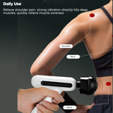 3200r/min Deep Tissue Percussion Muscle High Performance Body Massager 12 Gear Speeds 2400mAh Battery + Ergonomic Massage Head