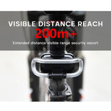 200 Meters Safety Warning Light Cycling Parts Bike Light 2020 New Creative Waterproof Outdoor Endless Runway Cycling Taillight