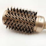 Round Hair Comb Hairdressing Curling Hair Brushes Ceramic Iron Hair Comb Brush Curler Comb Round Comb Hair Brushes