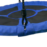 Outdoor 1M 40inch Saucer Rotate Tree Swing 900D 600lbs Flying Giant Rope Round Swing