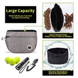 Agility Dog Training Equipment Outdoor Food Storage Pouch Large Capacity Dog Training Waist Bag Portable Pet Treat Snack Bag